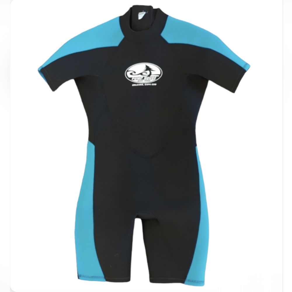 Shorty Wetsuit from Pump House Surf Shop in Orleans, MA. Short Sleeve